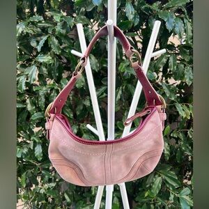 Coach Soho Pink Suede